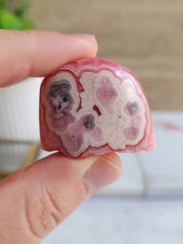 Load image into Gallery viewer, Rhodochrosite Half Polished Free Form #3