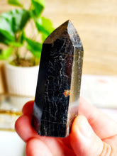 Load image into Gallery viewer, Black Tourmaline Tower - 73mm
