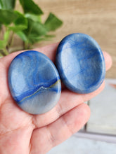 Load image into Gallery viewer, Blue Aventurine Thumb Stone - 45mm
