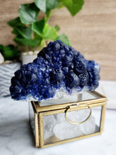 Load image into Gallery viewer, &#39;Blueberry&#39; Fluorite on Quartz #1
