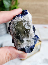 Load image into Gallery viewer, &#39;Blueberry&#39; Fluorite on Quartz #2
