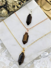 Load image into Gallery viewer, Bronzite Mini Point Necklace
