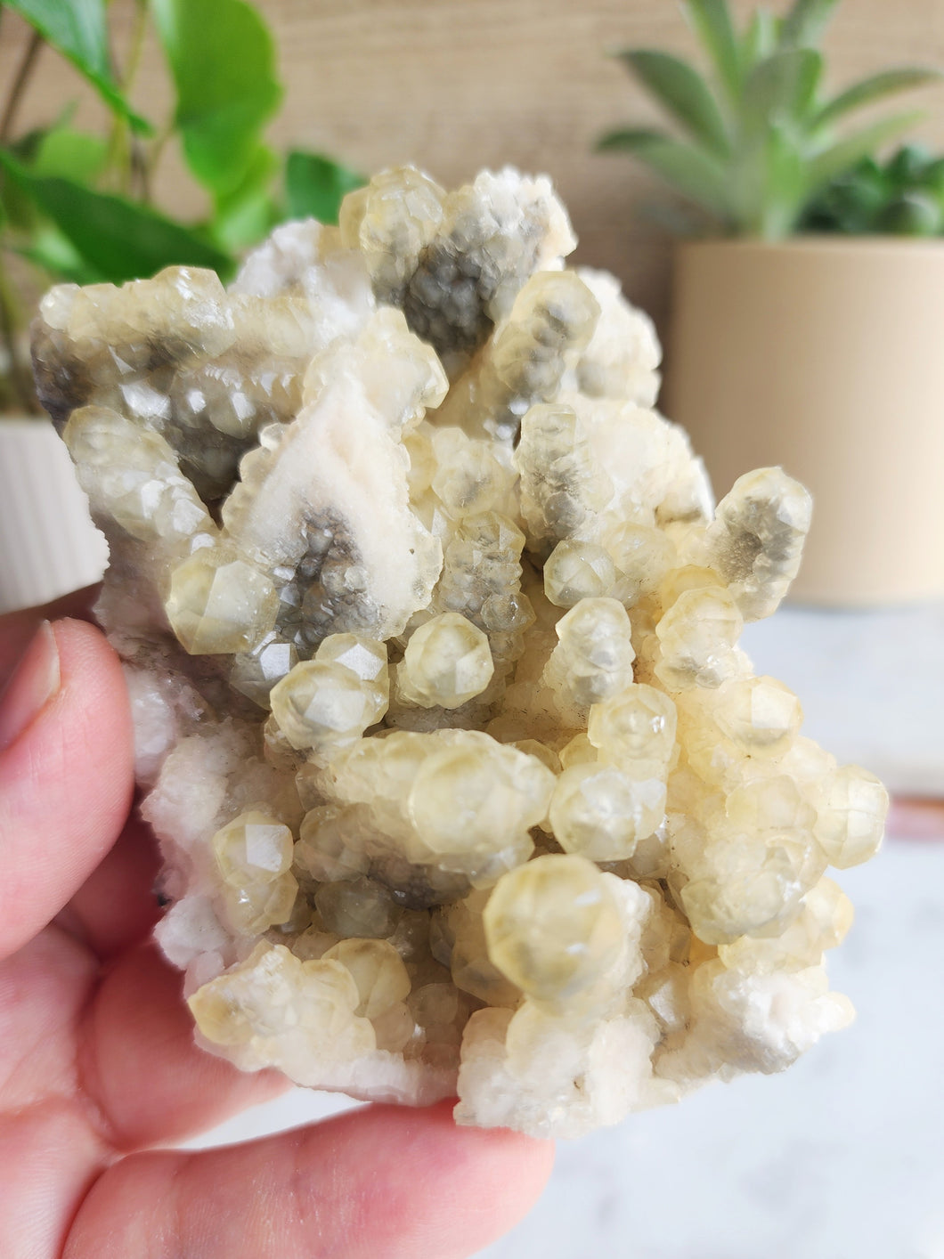 Yellow and Black Calcite combines uplifting energy with grounding strength, enhancing creativity and confidence. It supports emotional healing and personal growth