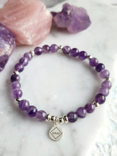 Load image into Gallery viewer, Chevron Amethyst Bracelet

