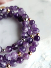 Load image into Gallery viewer, Chevron Amethyst Bracelet
