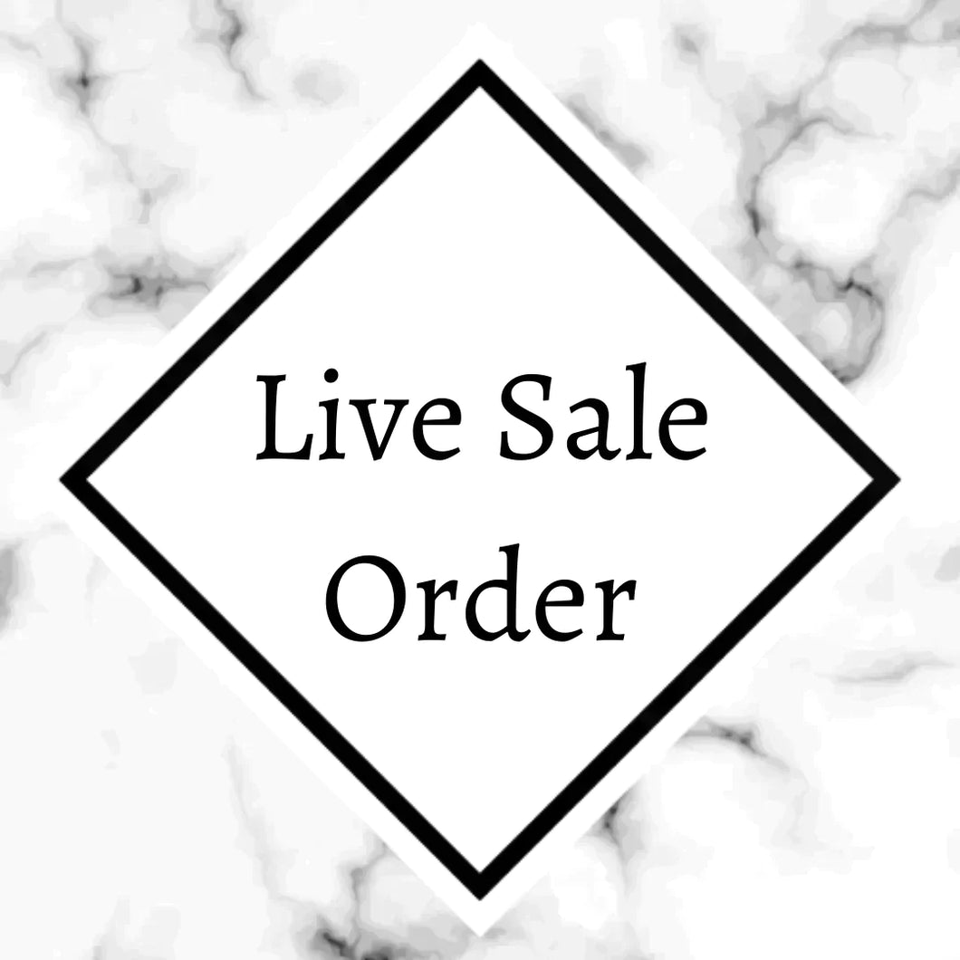 Live Sale Order - #OB25-083a