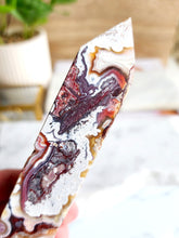 Load image into Gallery viewer, Red Crazy Lace Agate Tower #1 - 13cm
