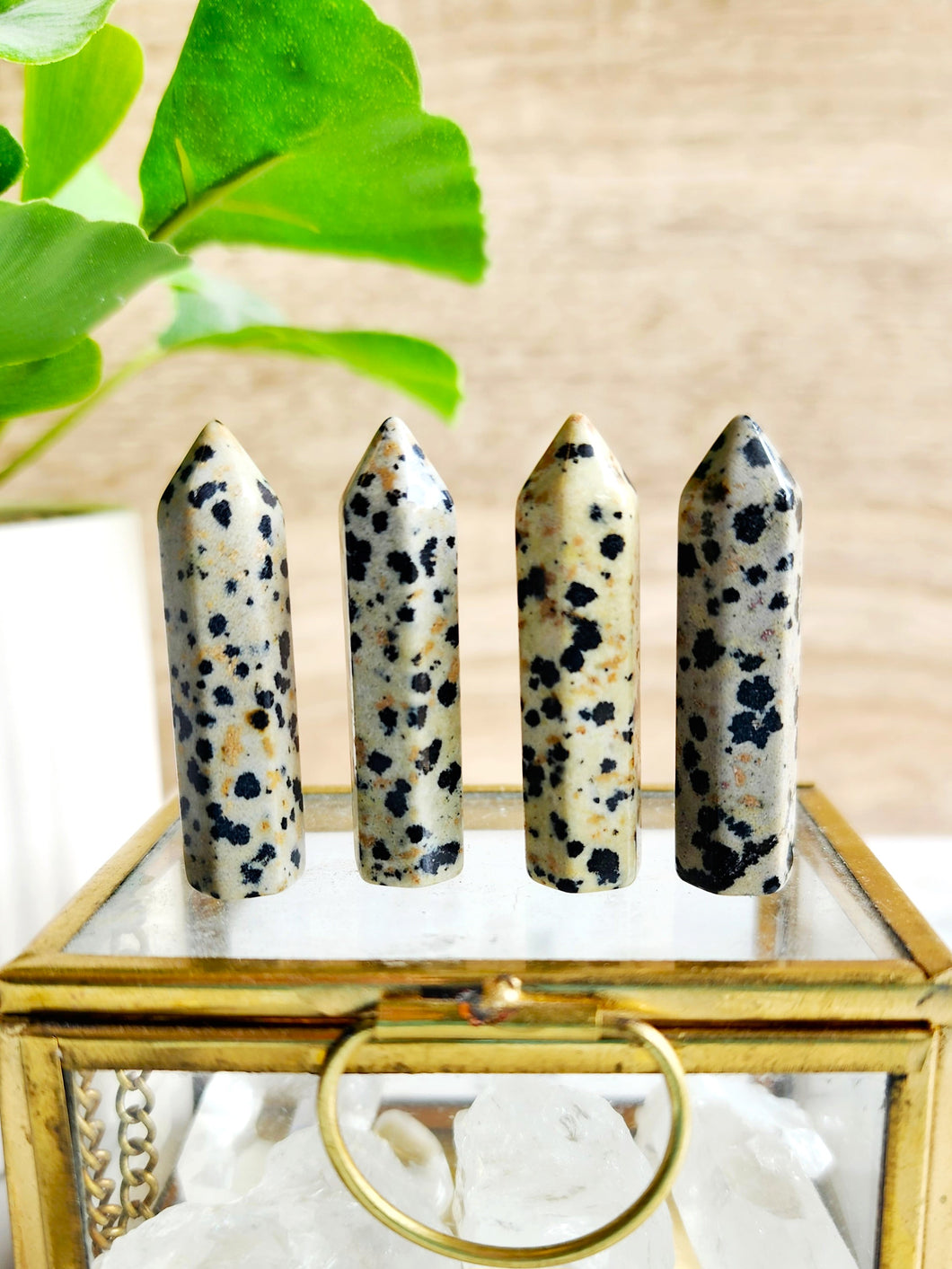 Dalmatian Jasper Tower - Mini - 40mm