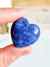 Load image into Gallery viewer, Dumortierite Heart - 30mm
