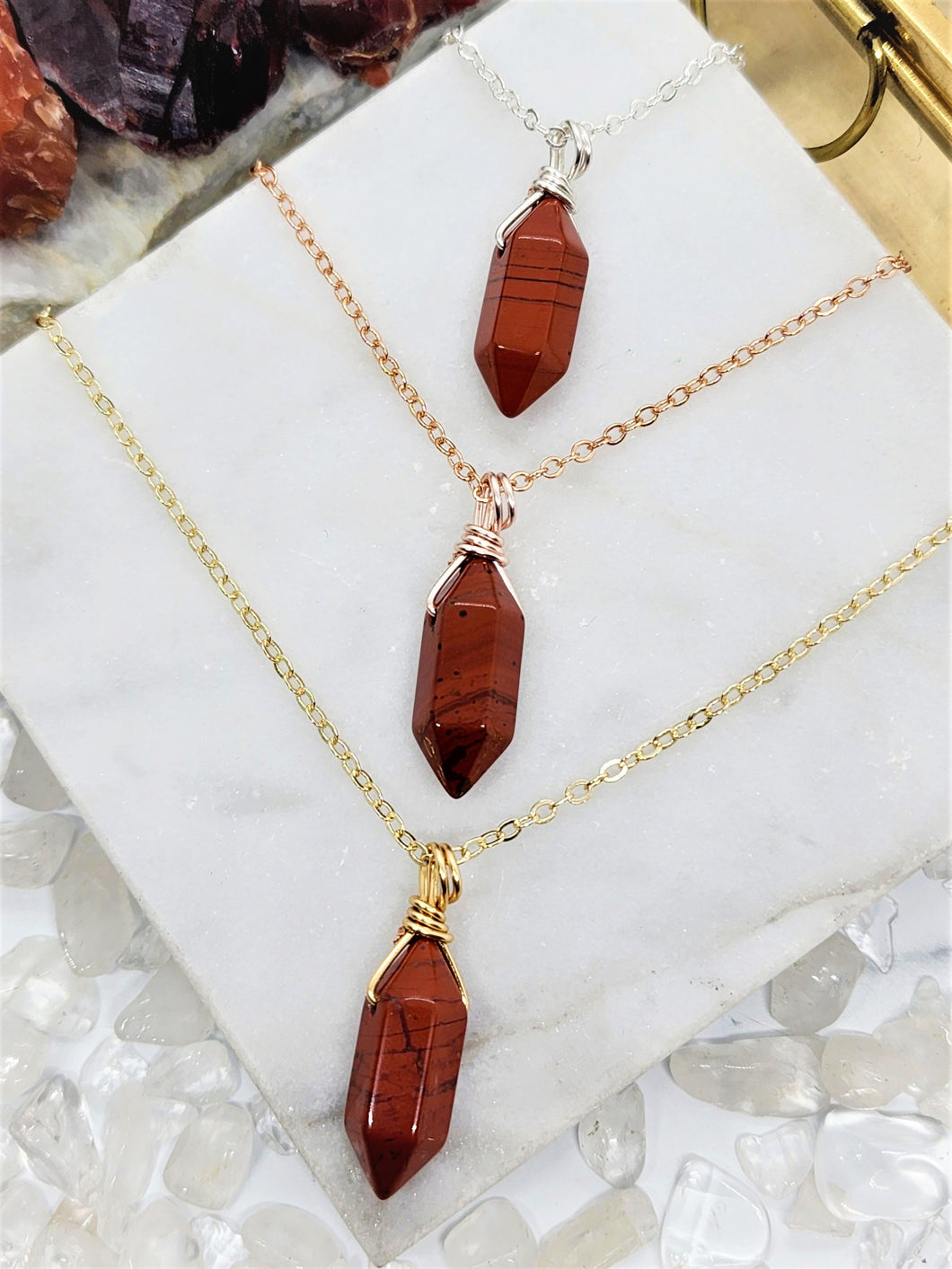 Promoting inner balance and tranquillity, Jasper is a stone of strength and determination that also supports physical healing and general wellbeing