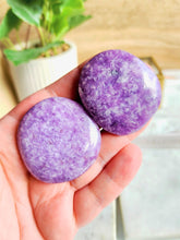 Load image into Gallery viewer, Lepidolite Palm Stone - 40mm
