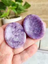 Load image into Gallery viewer, Lepidolite Thumb Stone - 45mm
