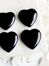 Load image into Gallery viewer, Obsidian Heart Mini- Flat  - 20mm
