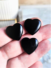 Load image into Gallery viewer, Obsidian Heart Mini- Flat  - 20mm
