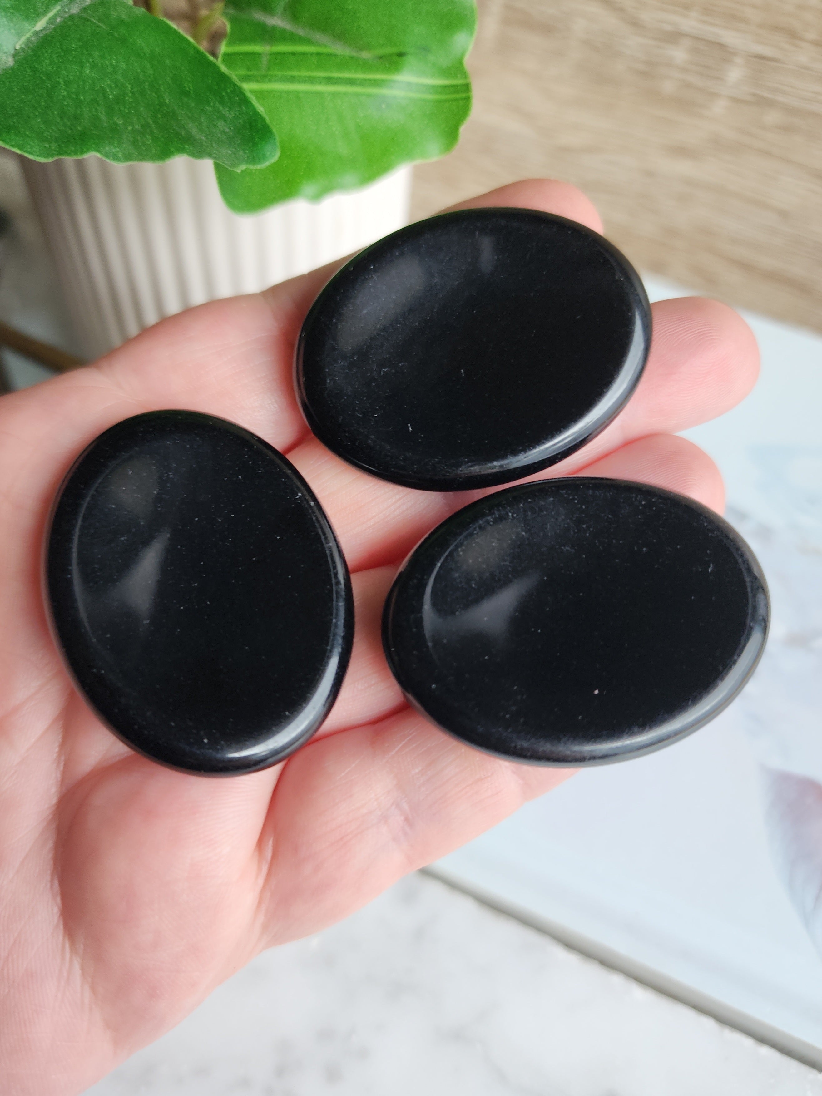 Stay grounded with the protective energy of Obsidian. A polished worry stone designed for reflection, mindfulness, and everyday support.