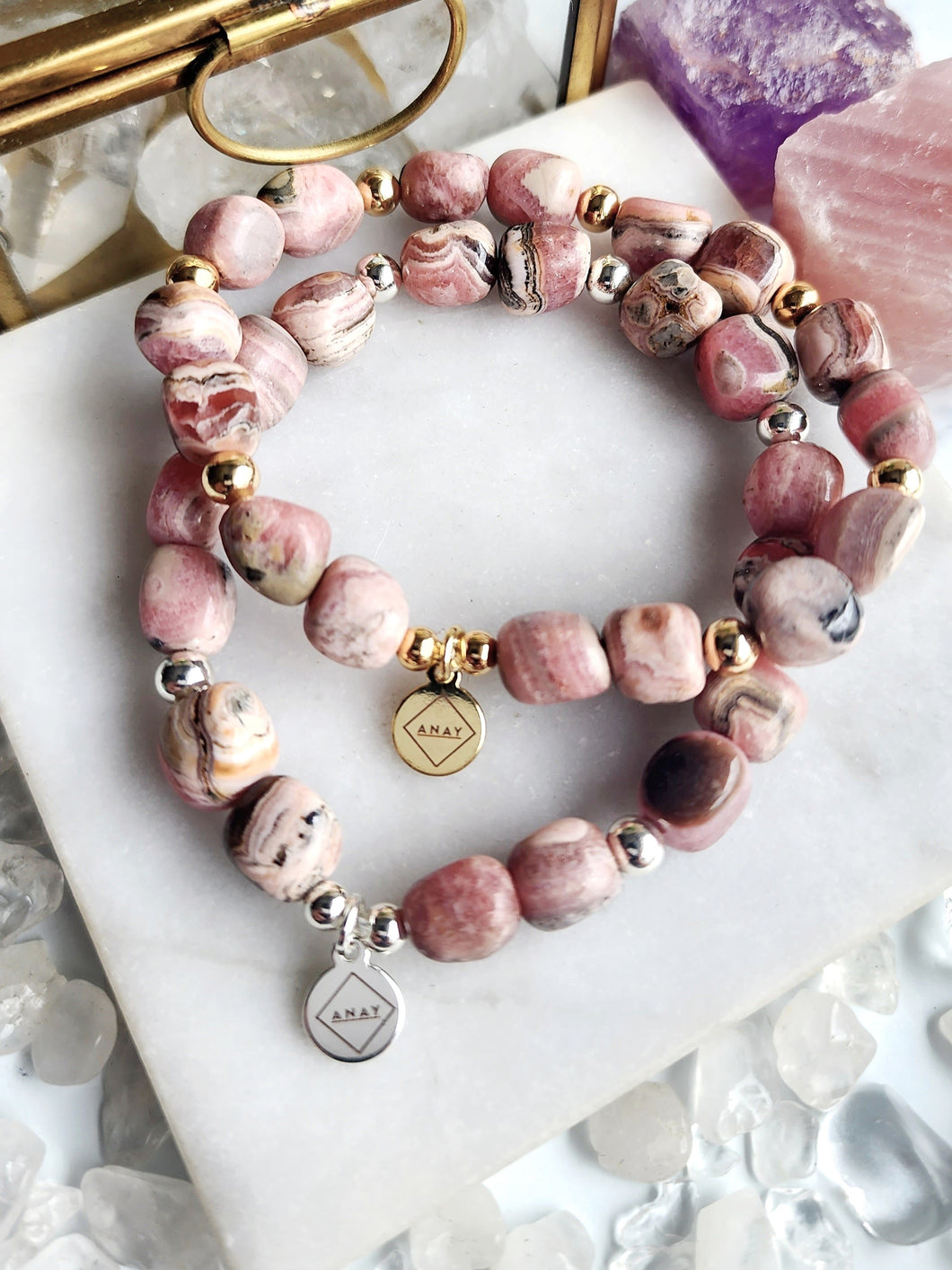 Rhodochrosite Bracelet