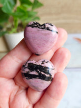 Load image into Gallery viewer, Rhodonite Heart - 30mm
