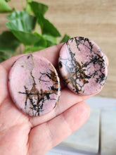 Load image into Gallery viewer, Rhodonite Thumb Stone - 45mm
