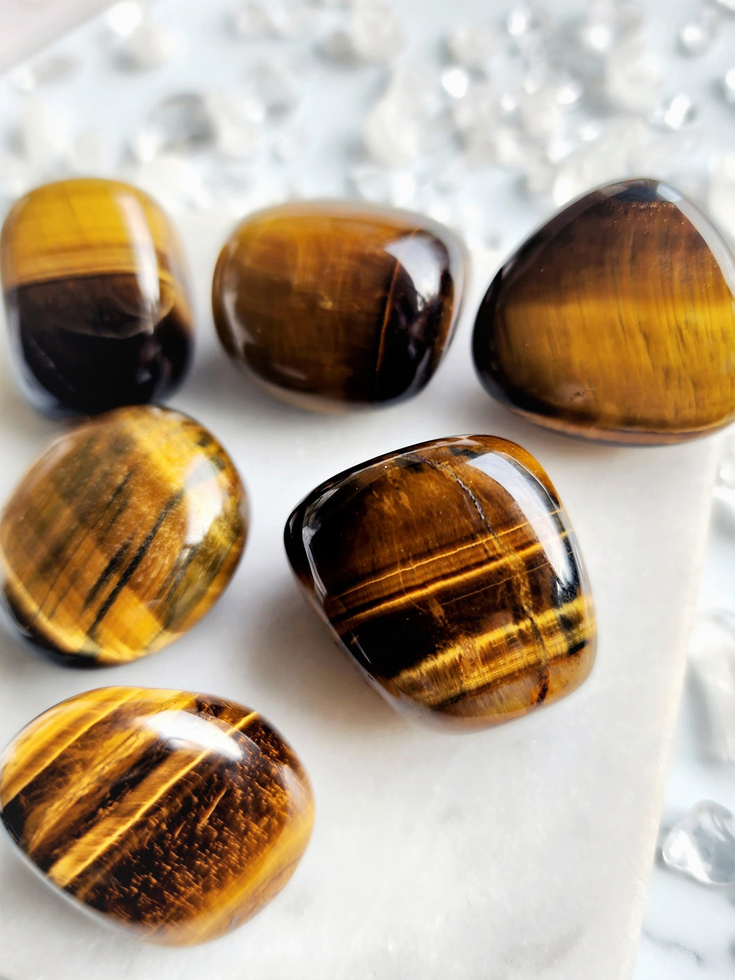 Tigers Eye Tumbled Crystal