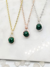 Load image into Gallery viewer, Malachite Necklace - DELICA Collection
