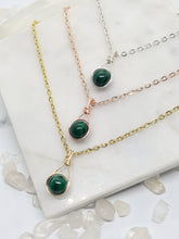 Load image into Gallery viewer, Malachite Necklace - DELICA Collection
