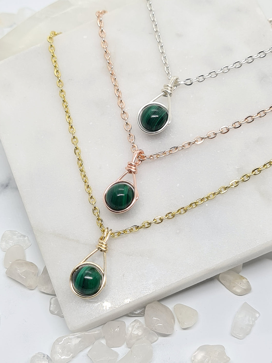 Malachite Necklace - DELICA Collection