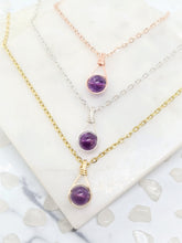 Load image into Gallery viewer, Amethyst Necklace - DELICA Collection
