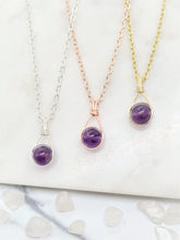 Load image into Gallery viewer, Amethyst Necklace - DELICA Collection

