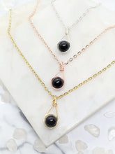 Load image into Gallery viewer, Black Tourmaline Necklace - DELICA Collection

