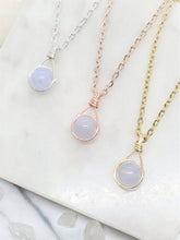 Load image into Gallery viewer, Blue Lace Agate Necklace - DELICA Collection
