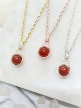 Load image into Gallery viewer, Carnelian Necklace - DELICA Collection
