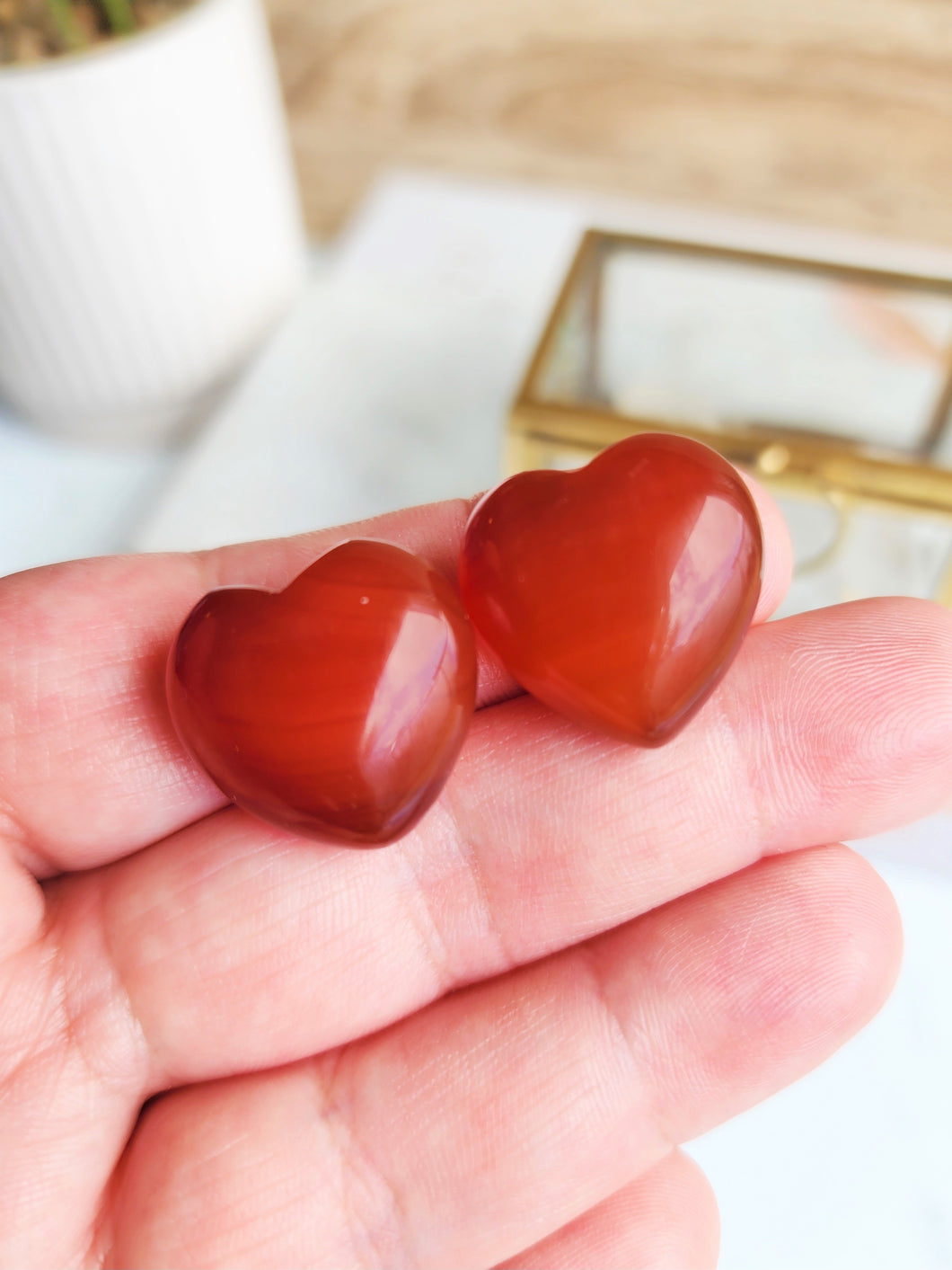 Carnelian Heart Mini - 20mm