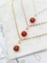 Load image into Gallery viewer, Carnelian Necklace - DELICA Collection
