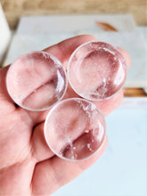 Load image into Gallery viewer, Clear Quartz Palm Stone - 30mm
