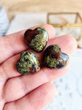 Load image into Gallery viewer, Dragons Blood Stone Heart Mini - 20mm
