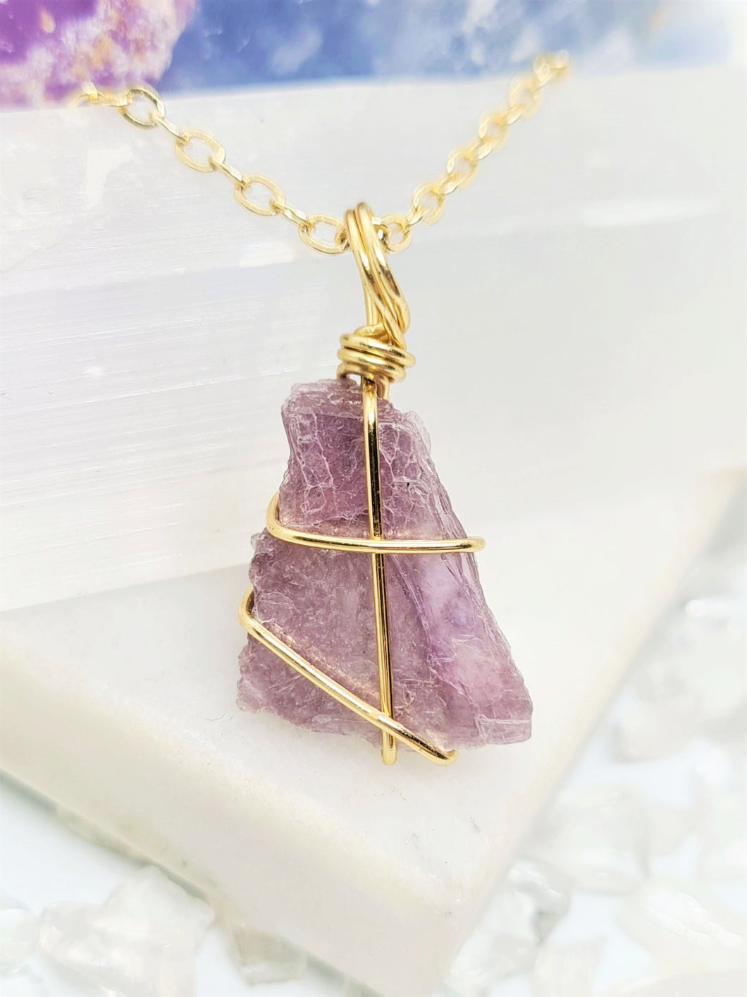 Soothing and serene, Lepidolite promotes a calm emotional state and is the perfect companion when experiencing periods of stress and anxiety