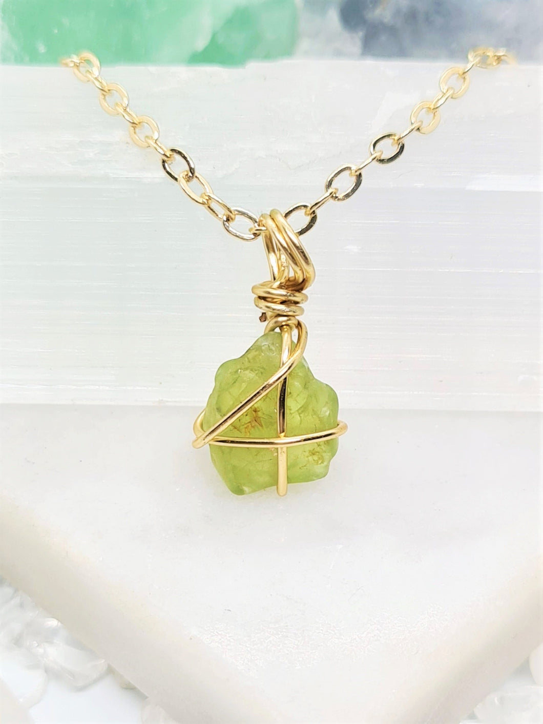 A stone of strength, power and success, Peridot guides you to find your life's purpose and build a life of success.