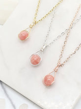 Load image into Gallery viewer, Rhodochrosite Necklace - DELICA Collection
